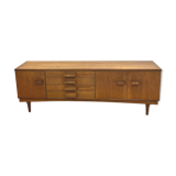 Teak and rosewood row