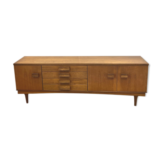 Teak and rosewood row