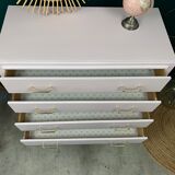 Powder pink vintage dresser