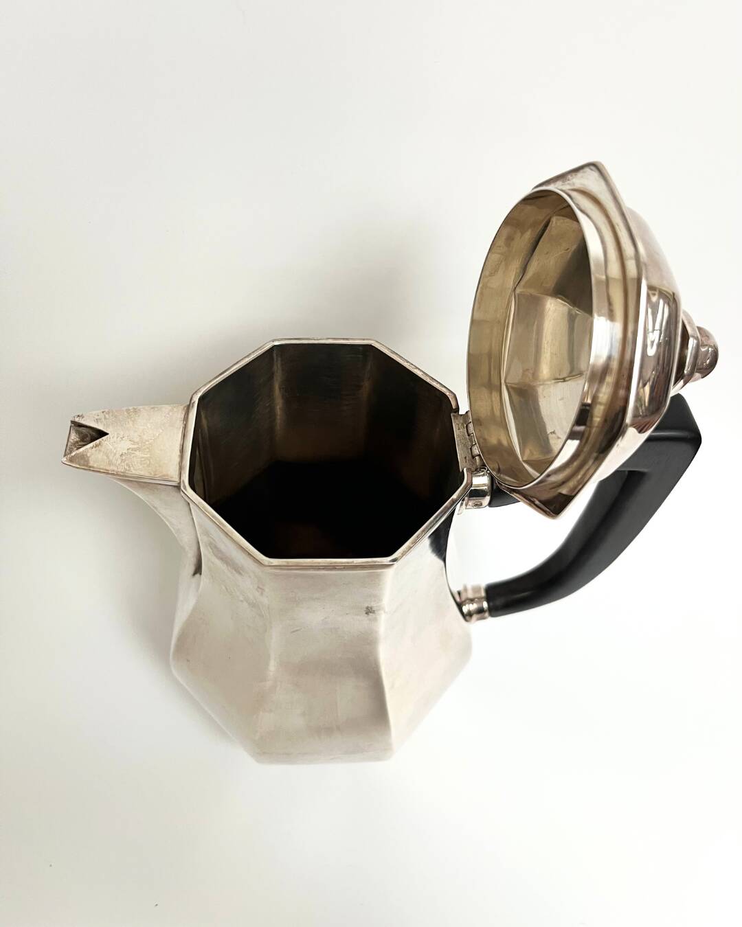 Ercuis silver-plated teapot, France 1960s