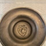 Small pewter soliflore vase