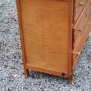 Vintage chest of drawers from the 50s with compass feet and 3 drawers