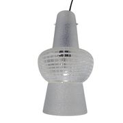 Suspension design néerlandais - Philips - modèle NX 14 - verre satiné - années 50 - Louis Kalff