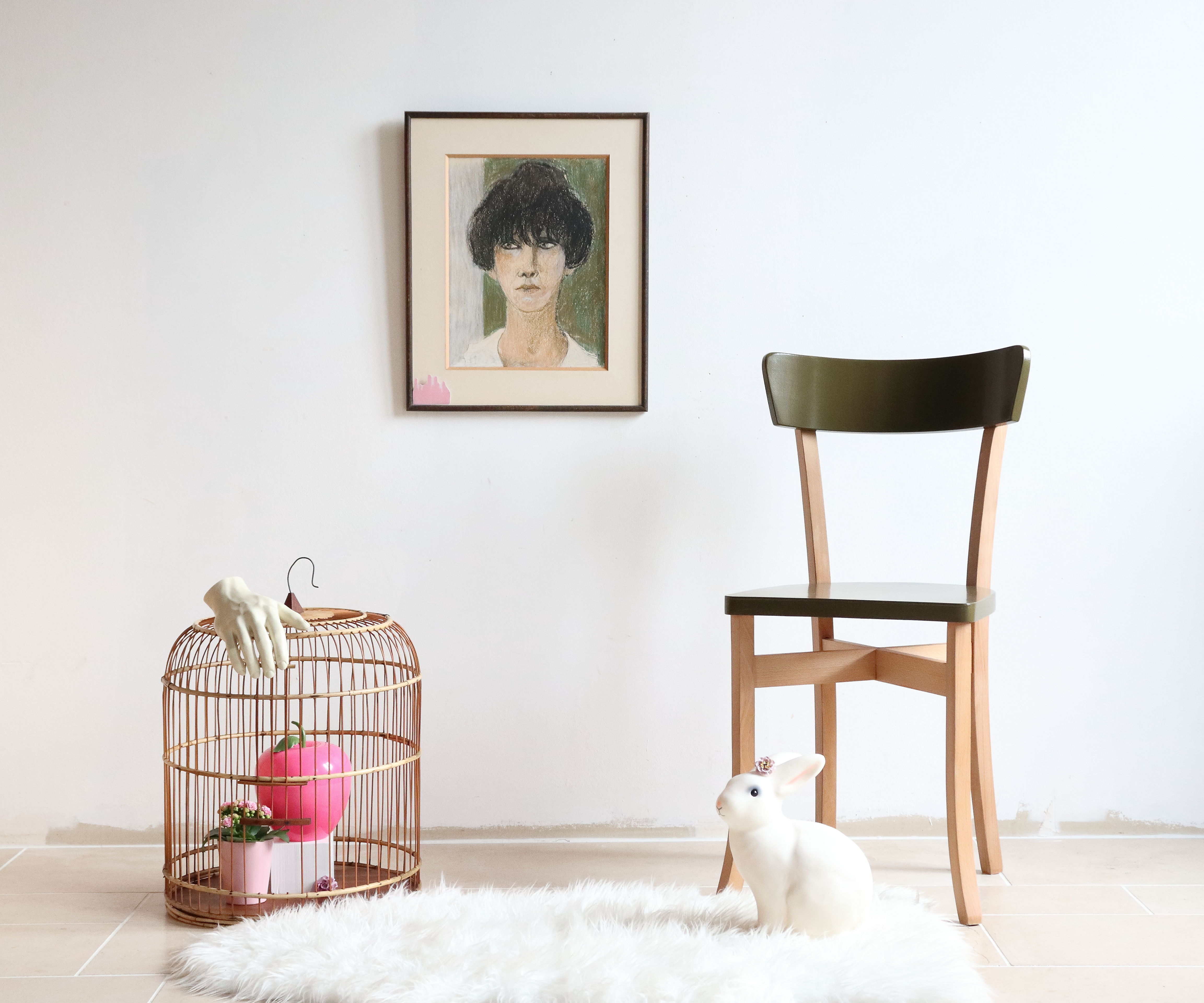 Vintage wooden bistro chair revisited