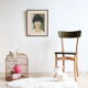 Chaise bistrot vintage en bois revisitée
