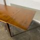 Vintage teak square extendable  dining table designed and manufactured by lübke,  1960s