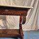 Mahogany console