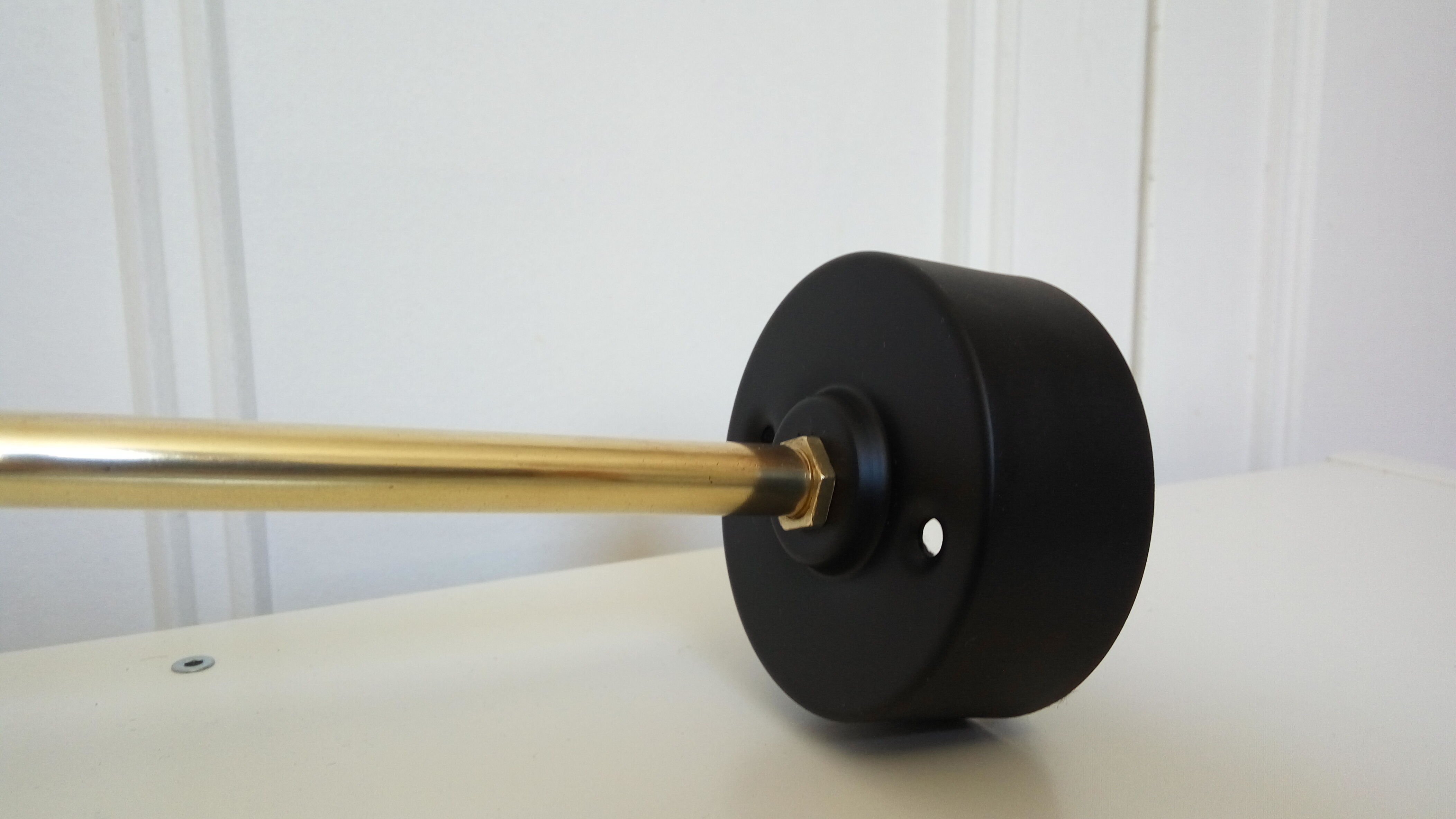 Wall light  vintage brass lamp