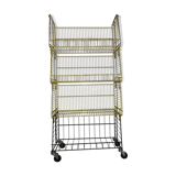 Metal display of shops shops fruits and vegetables