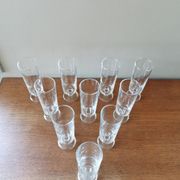 Suite de 10 flûtes à champagne vintage