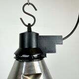 Small Industrial French Aluminium Pendant Lamp, 1960s