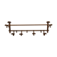 Coats in wrought iron door