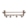 Coats in wrought iron door