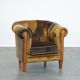 Unique fabric patchwork Chesterfield club armchair in English style