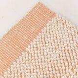 6x10 Pale Salmon Beige Handmade Contemporary Vintage Rug