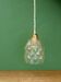 Vintage glass suspension globe