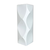 Op art vase porcelain german vase by heinrich fuchs for hutschenreuther, 1970s