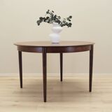 Round rosewood table, Danish design, 1970s, production: Skovby Møbelfabrik