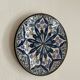 Wall plate – Hand-painted Moroccan ceramic – Blue mandala