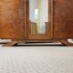 Vintage art deco 30's/50's wardrobe with central mirror