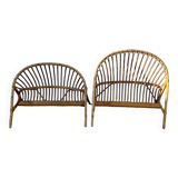 Rattan headboard