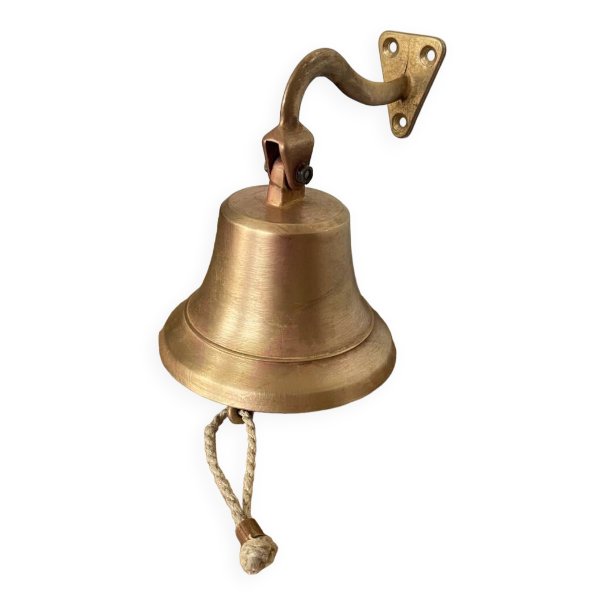 Vintage Solid Brass Wall Bell