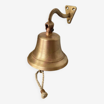 Vintage Solid Brass Wall Bell