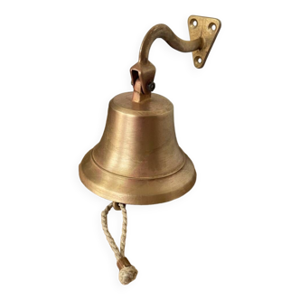 Vintage Solid Brass Wall Bell