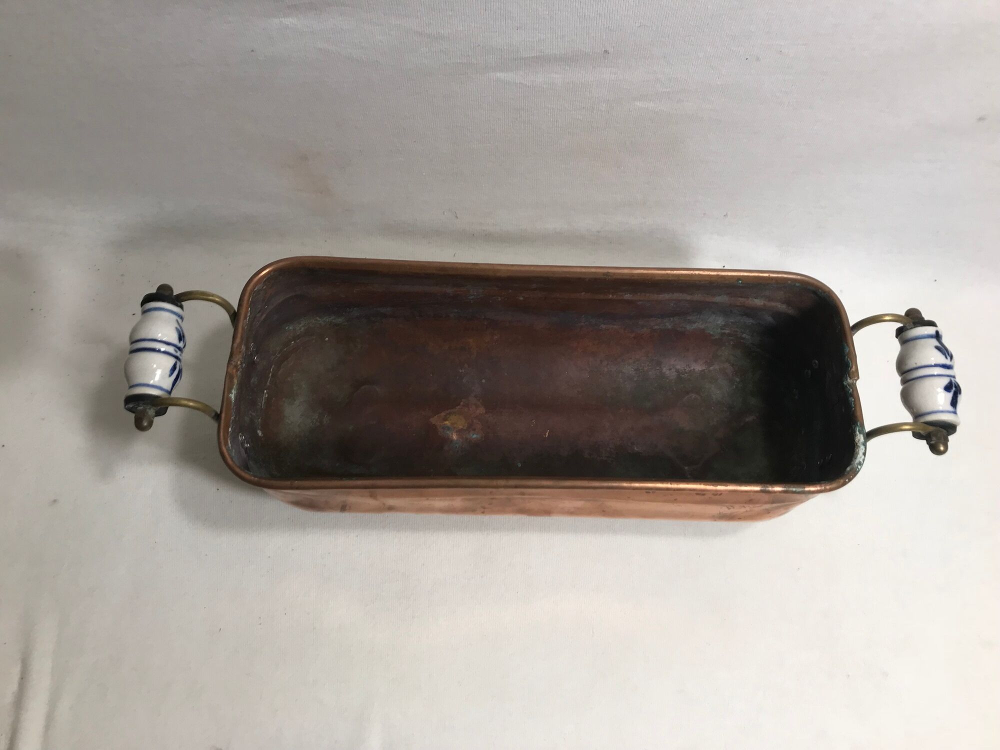 Old copper planter