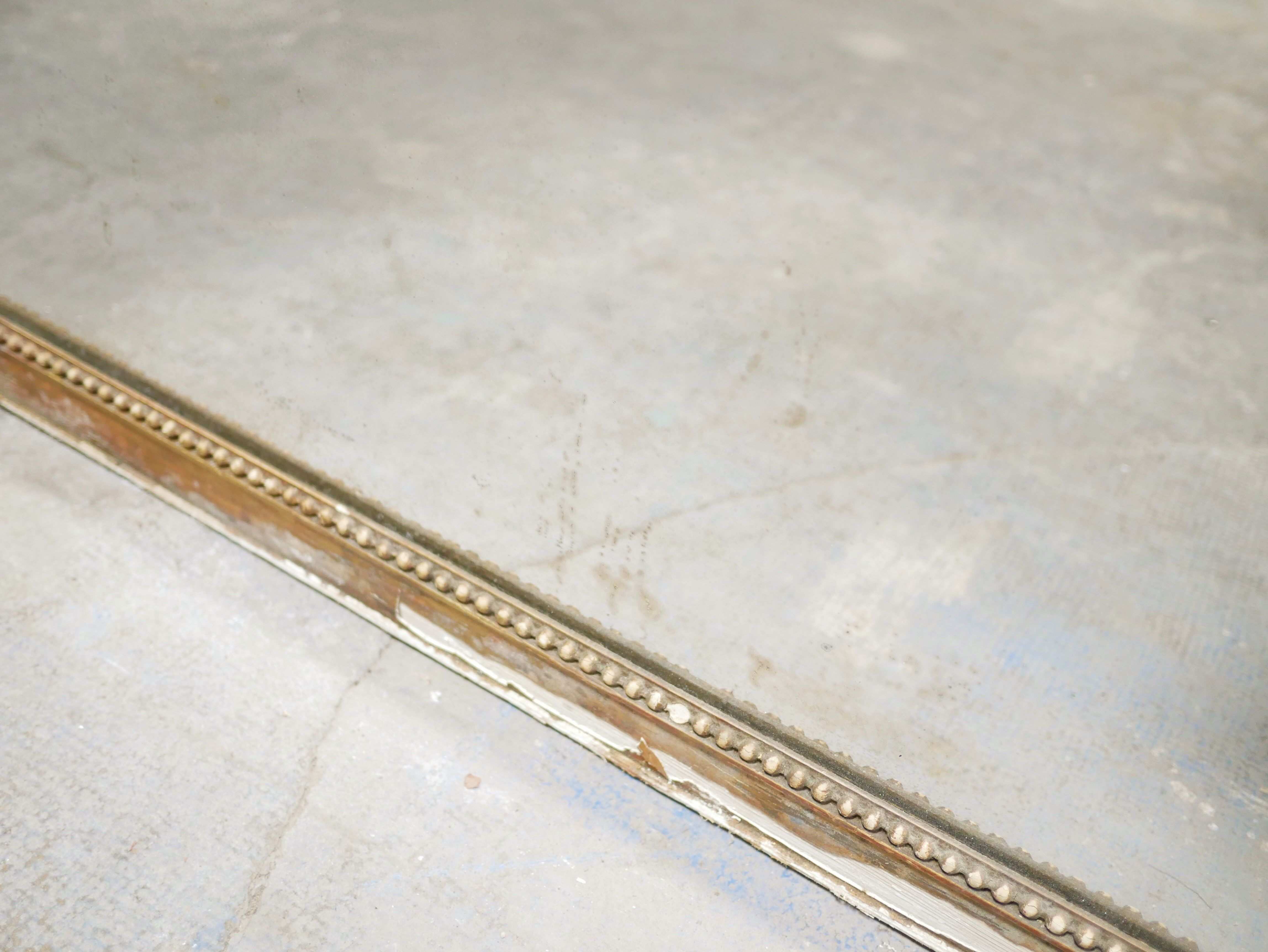 Old rectangular mirror Louis Philippe 150cm x 107cm