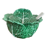 Tureen slush green cabbage with its spoon