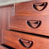 Danish Tambour Door Sideboard by Hvidt & Molgaard 50s