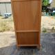 Armoire bibliothèque cérusée et grillagée