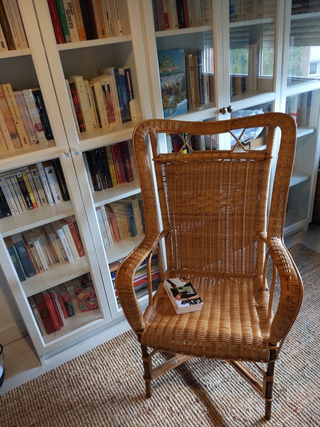 Wicker armchair