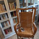 Wicker armchair