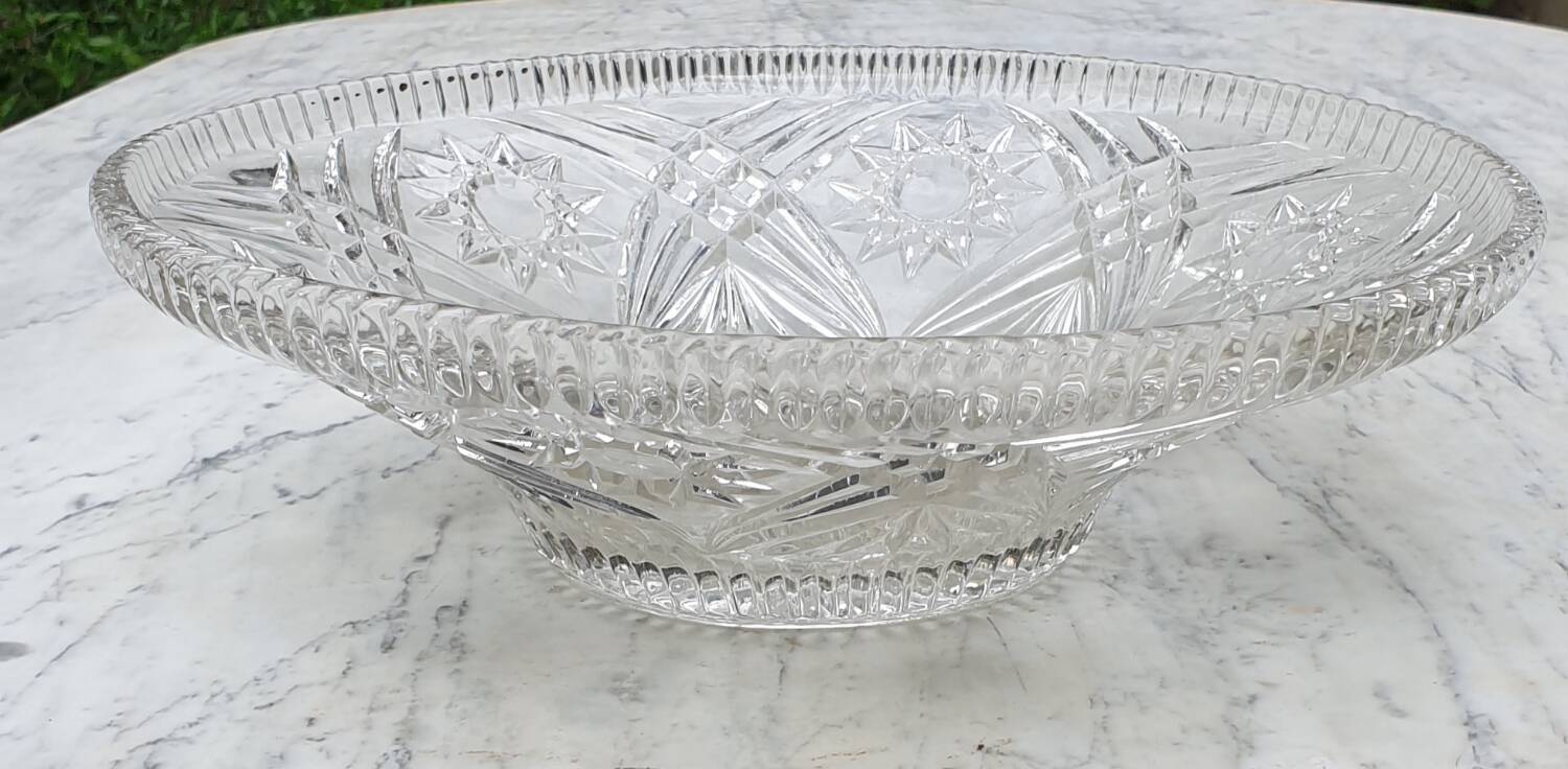 Crystal salad bowl 29cm