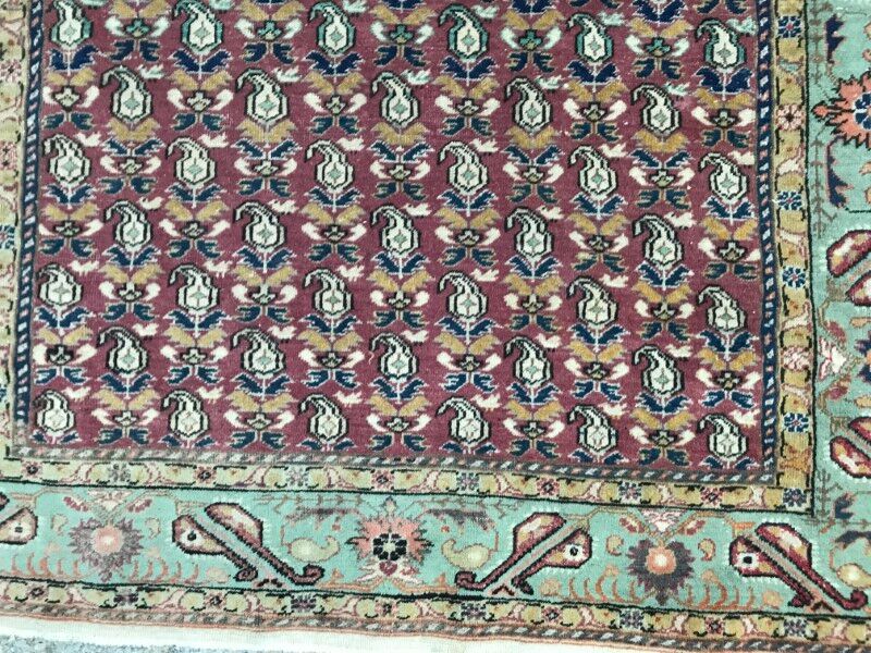 Old rugs Turkish made end Cesare hand 120 X 182 CM