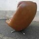 Vintage brown hull chair