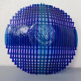 Italian filigree glass bowl, 1960s