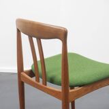 Chaise danois Bramin, teck, refait à neuf