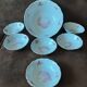 Ensemble coupe et 6 coupelles porcelaine Bavaria