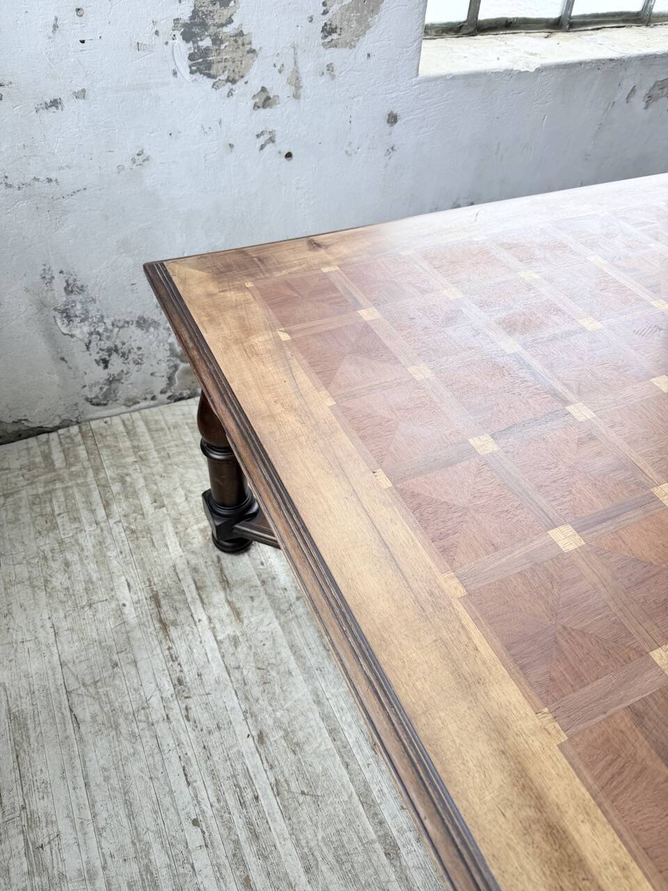 Oak table in Louis XIV style 1900