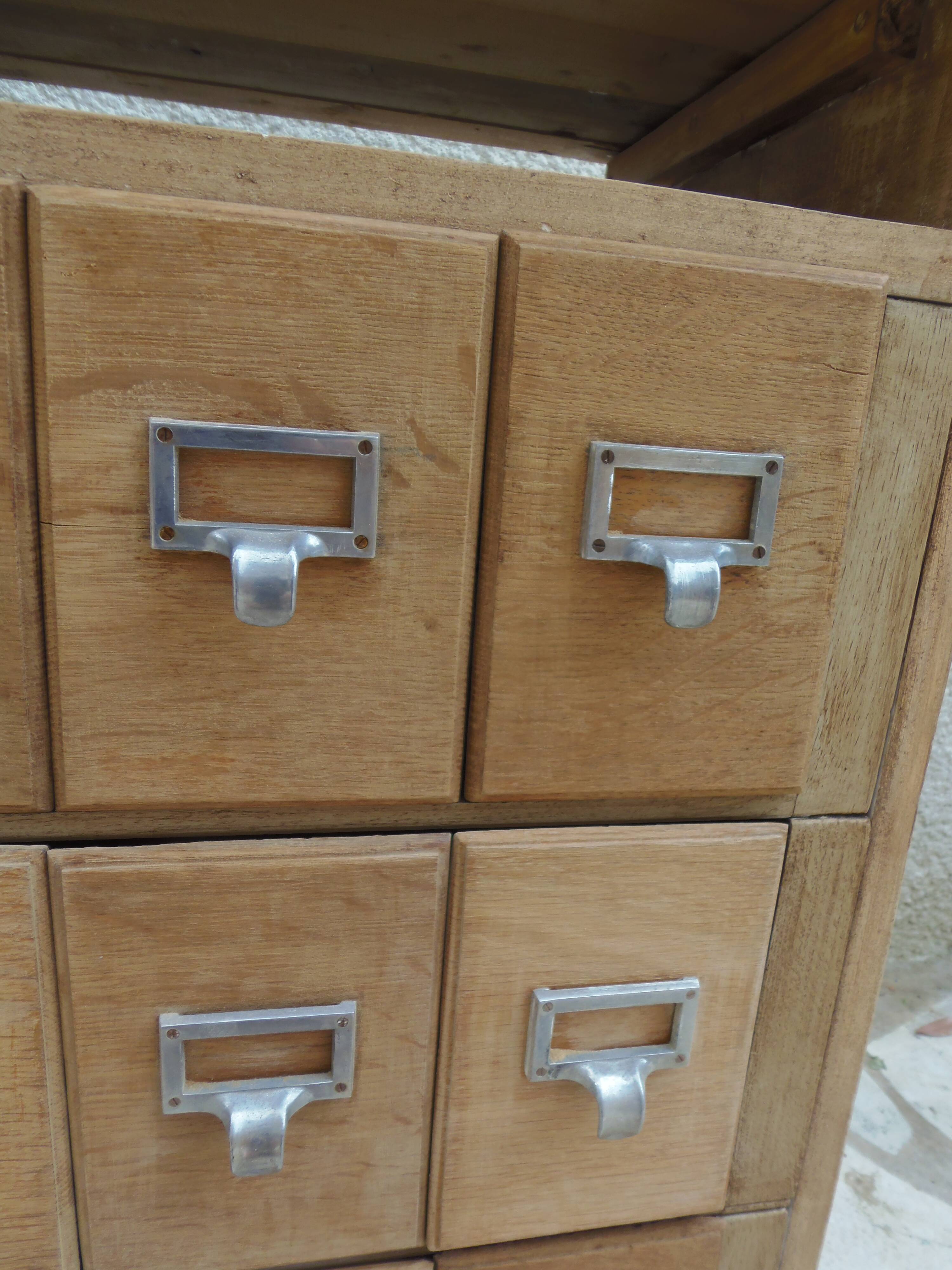 Vintage craft furniture in raw wood.