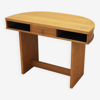 Oak desk, Italian design, 1970s, production: Italy