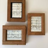 Set of 3 press frames or photo frames
