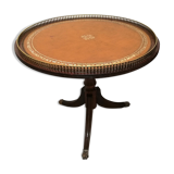 Table basse guéridon anglaise en acajou