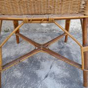 Old wicker chair