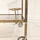 Golden brass serving