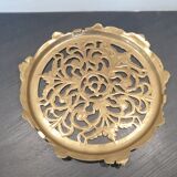 Dessous de plat en laiton style rococo