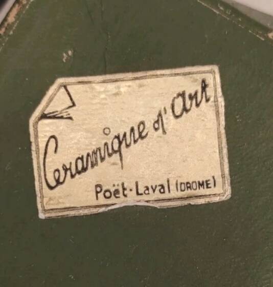 Vintage ceramic pocket trays - Poët Laval 50's